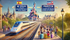 Tren AVE desde España a Disneyland París