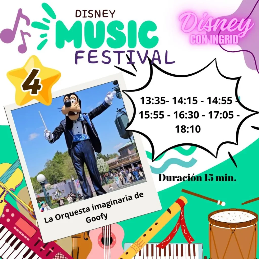 Actividades Disney musical festival
