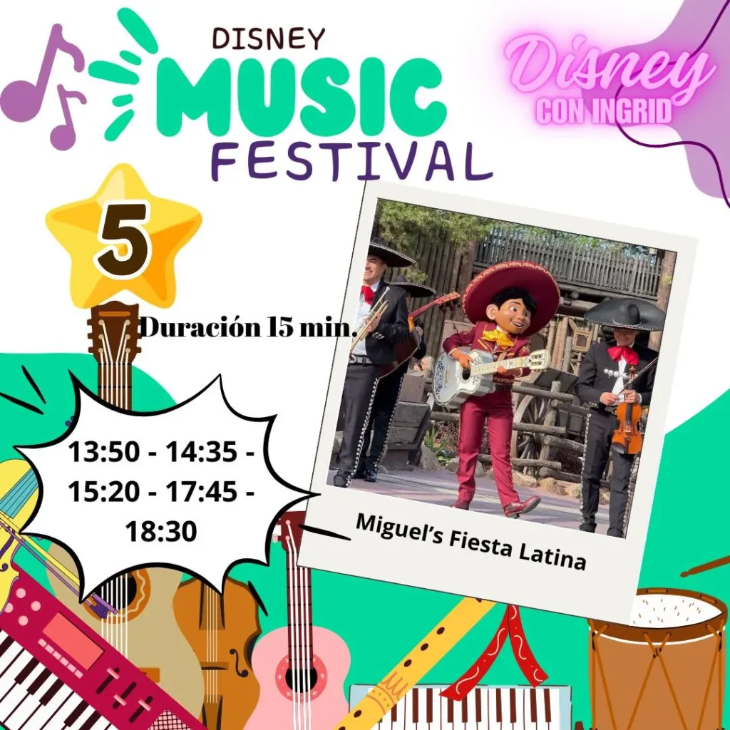 Actividades Disney musical festival