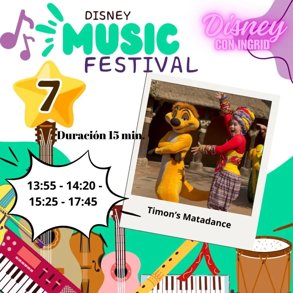 Actividades Disney musical festival